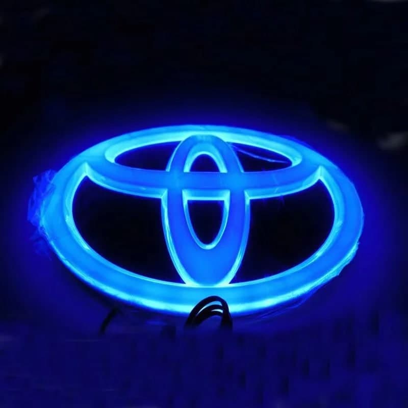 Front and Rear Toyota LED Grille Badge