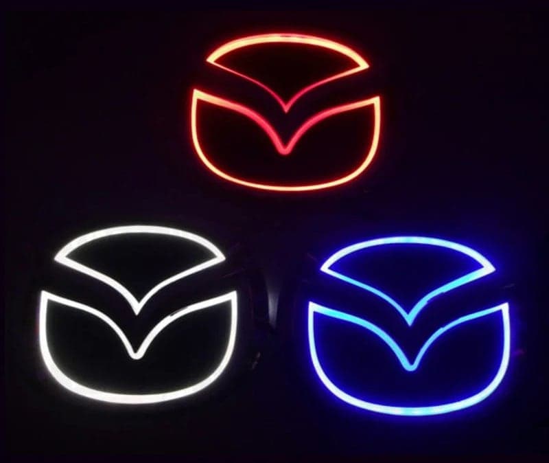Front and Rear Mazda LED Grille Badge