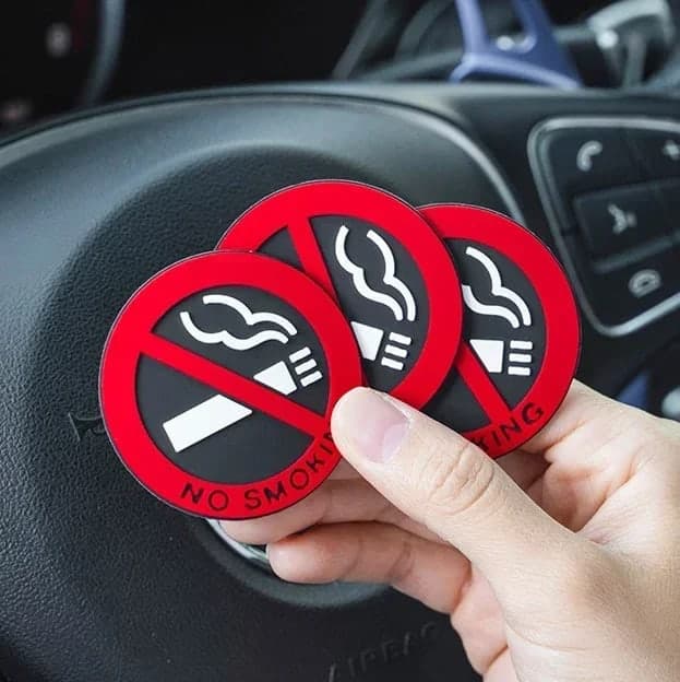 5 PCS Universal No Smoking Sticker